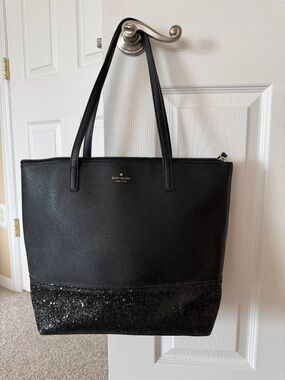 Kate Spade Greta Court Penny Glitter Tote